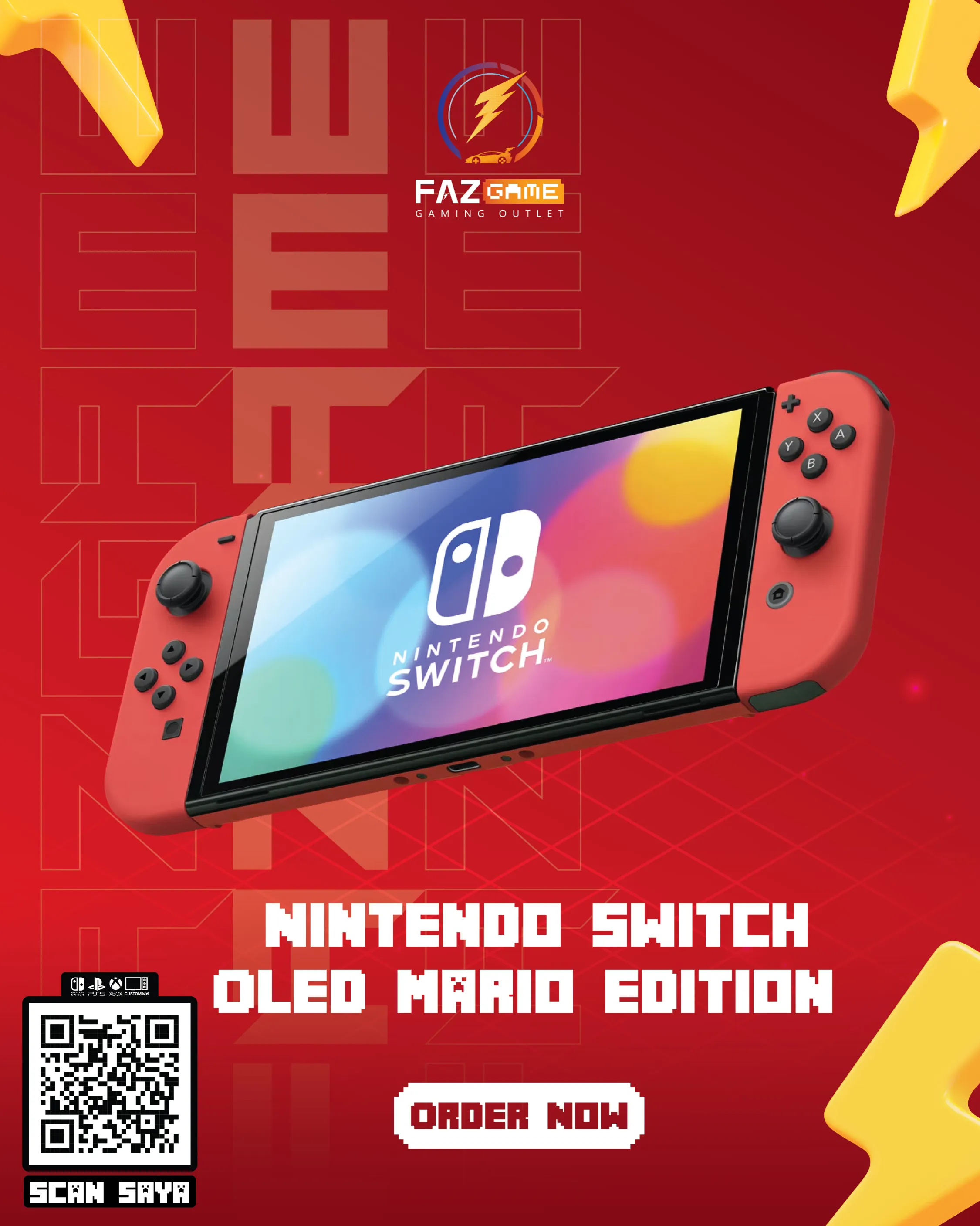 Switch OLED Mario