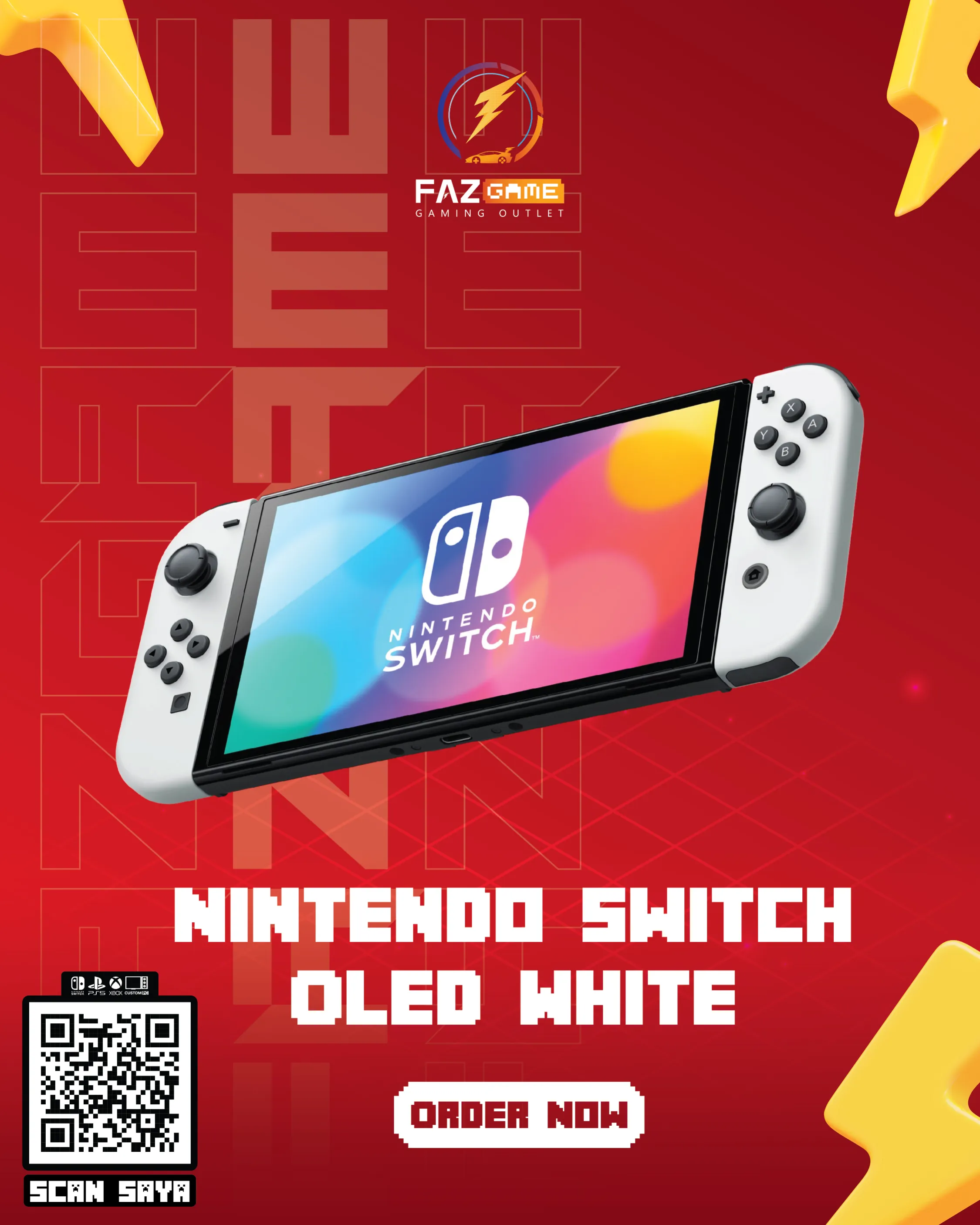 Switch OLED White