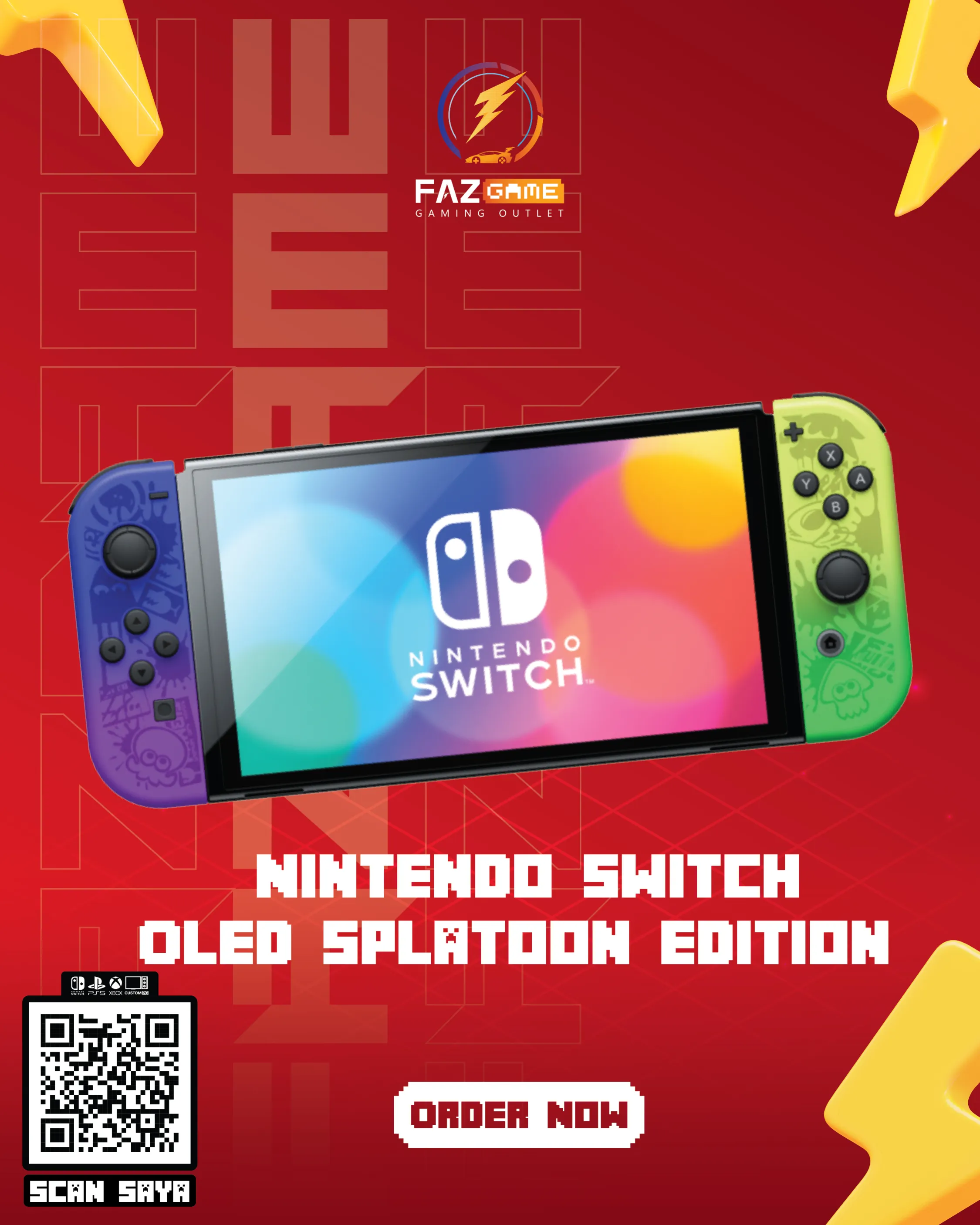 Switch OLED Splatoon
