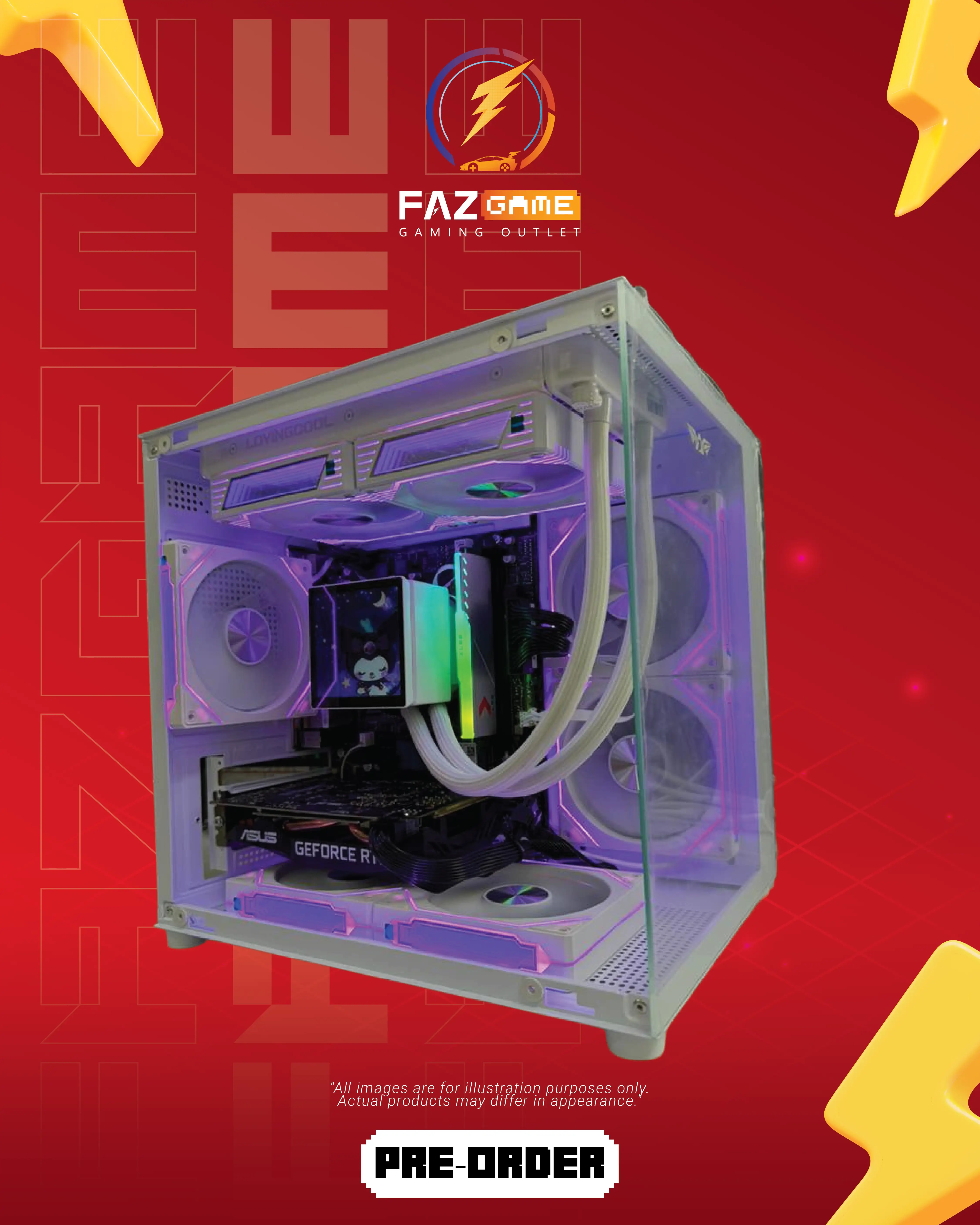 White Setup RTX 3050 6GB